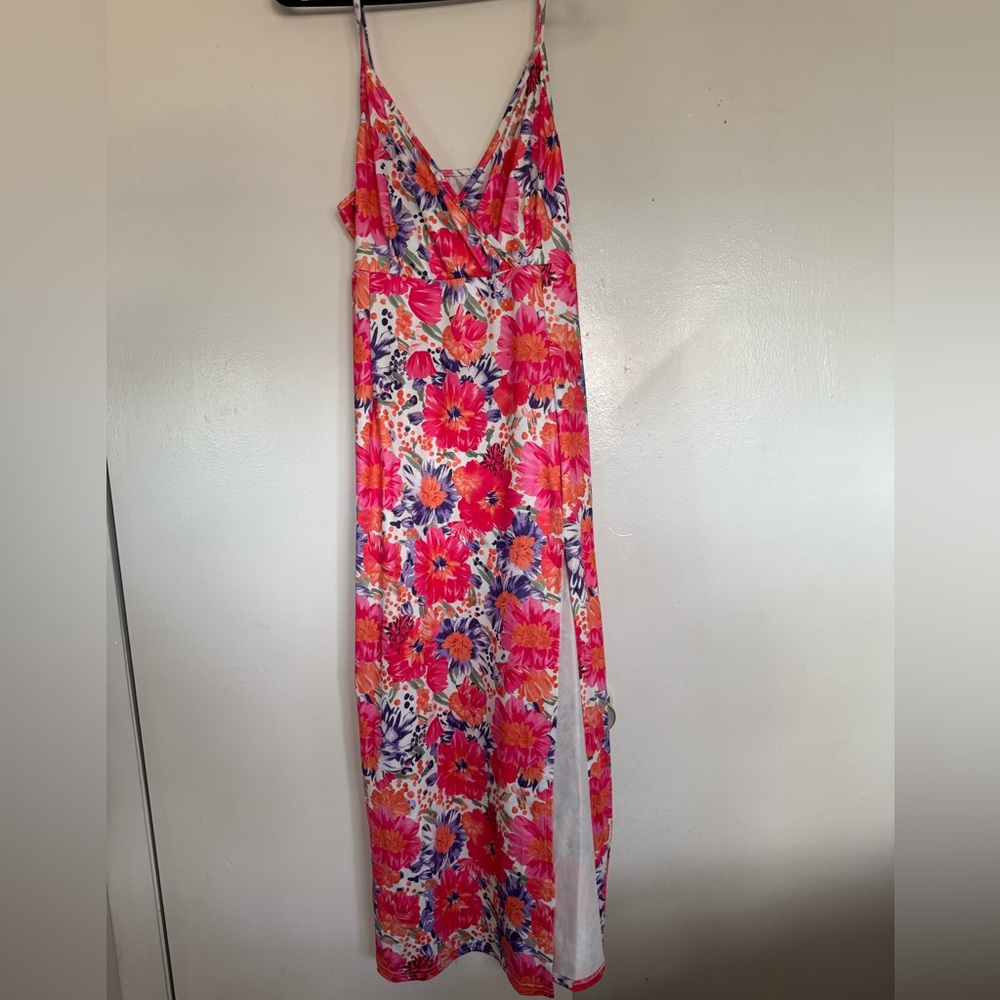 Pink Floral Dress
